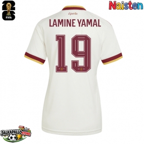 Espanja Lamine Yamal #19 Vieraspaita Naisten MM-kisat 2026 Lyhythihainen